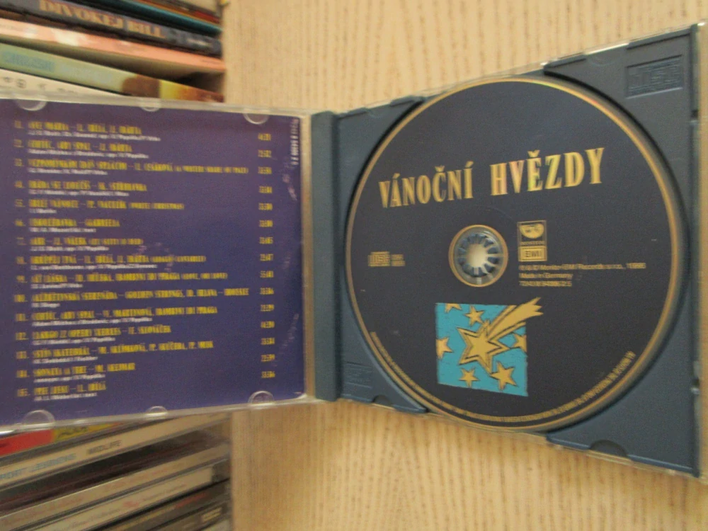 VÁNOČNÍ HVĚZDY, LUCIE BÍLÁ, CSÁKOVÁ, HŮLKA, MUK, BÁRTA, , CD HUDBA