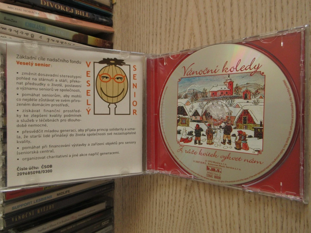 VÁNOČNÍ KOLEDY, Z RŮŽE KVÍTEK VYKVET NÁM, LADA, CD HUDBA