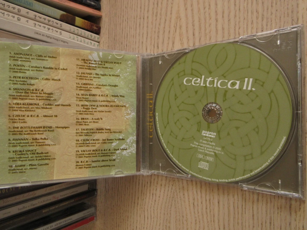 CELTICA II., CD HUDBA