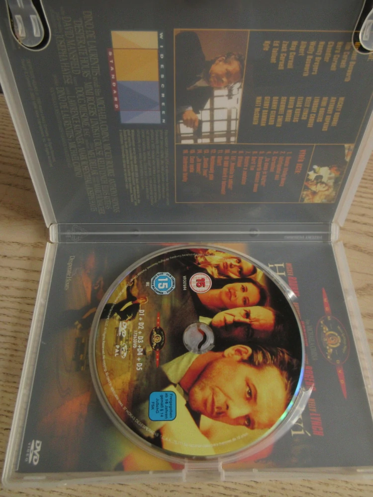 HODINY ZOUFALSTVÍ, ROURKE, HOPKINS, LYNCH, DVD FILM
