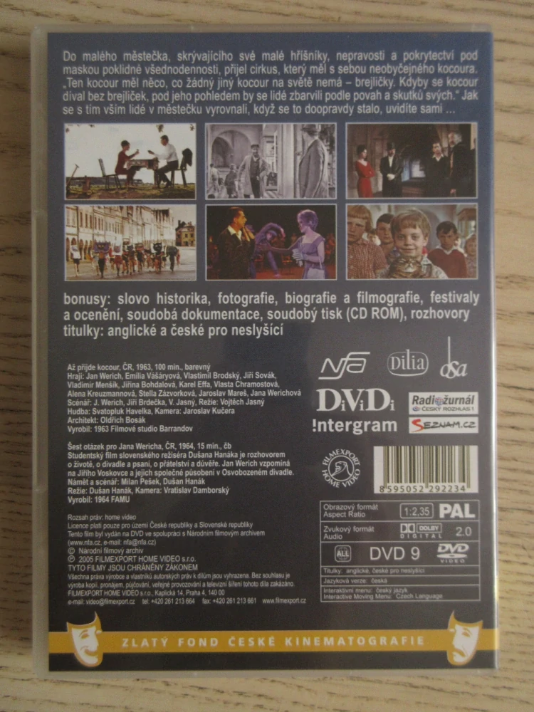 AŽ PŘIJDE KOCOUR, DVD FILM 