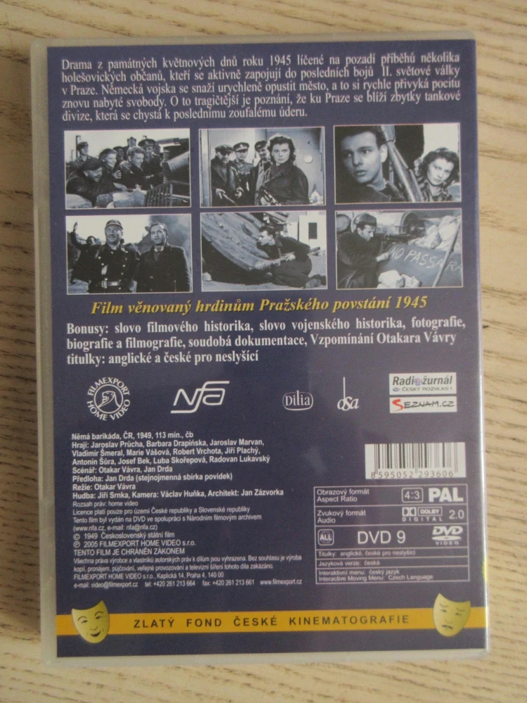 NĚMÁ BARIKÁDA, DVD FILM 