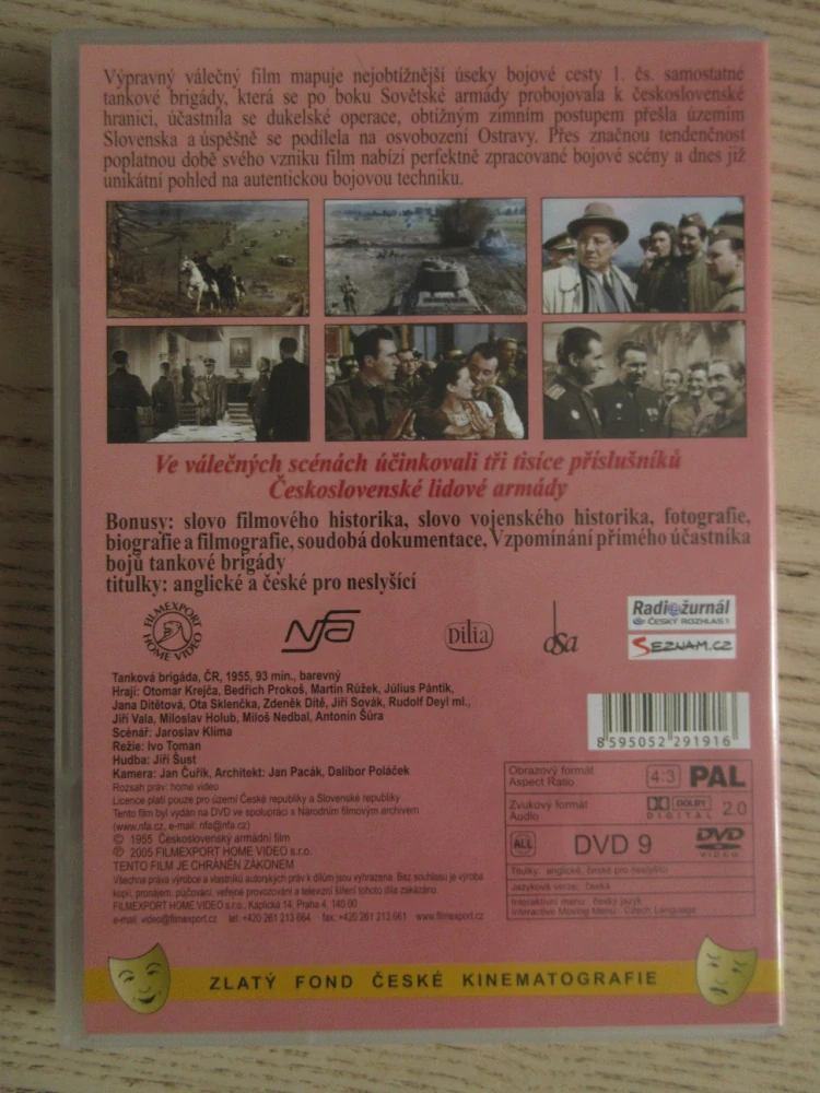 TANKOVÁ BRIGÁDA, DVD FILM 
