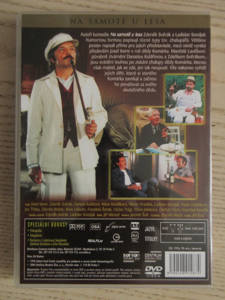 NA SAMOTĚ U LESA, KEMR,  DVD FILM 