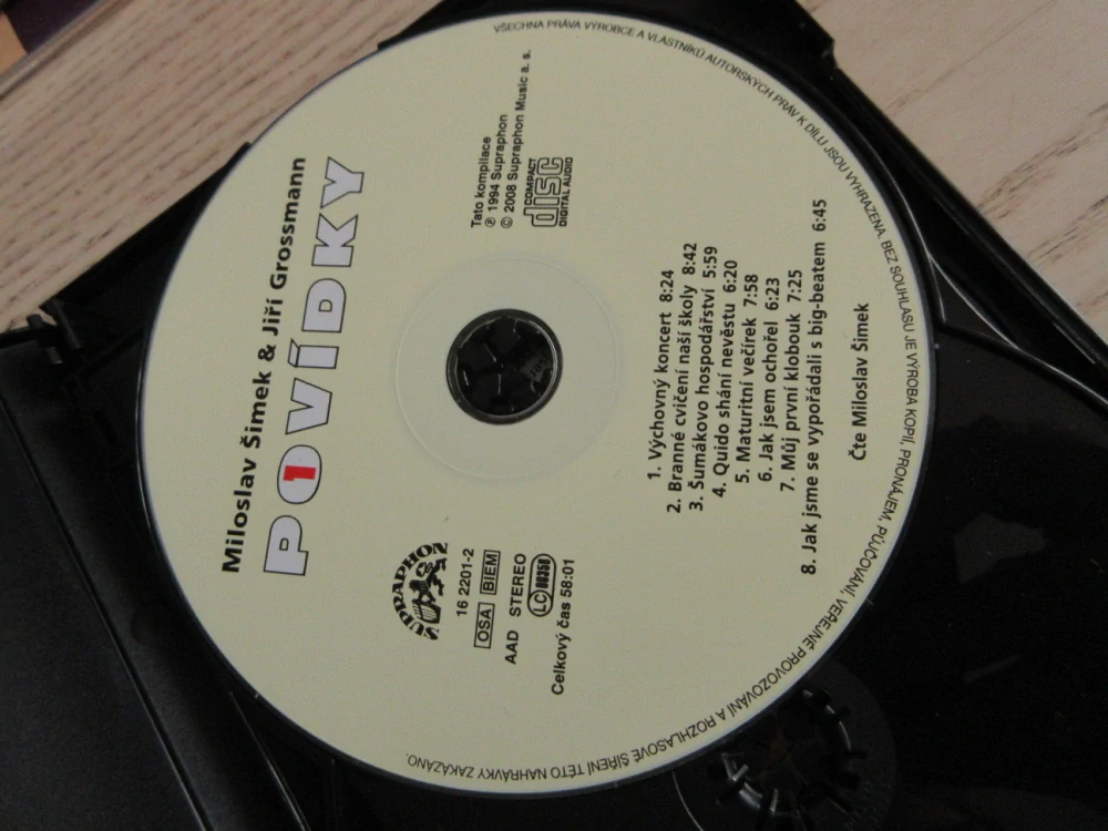 POVÍDKY 1-4, ŠIMEK A GROSSMANN, 4X CD