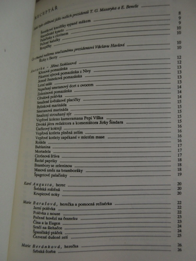 PŘIJĎTE K NÁM NA VEČEŘI!, JIŘINA STOKLASOVÁ, **an