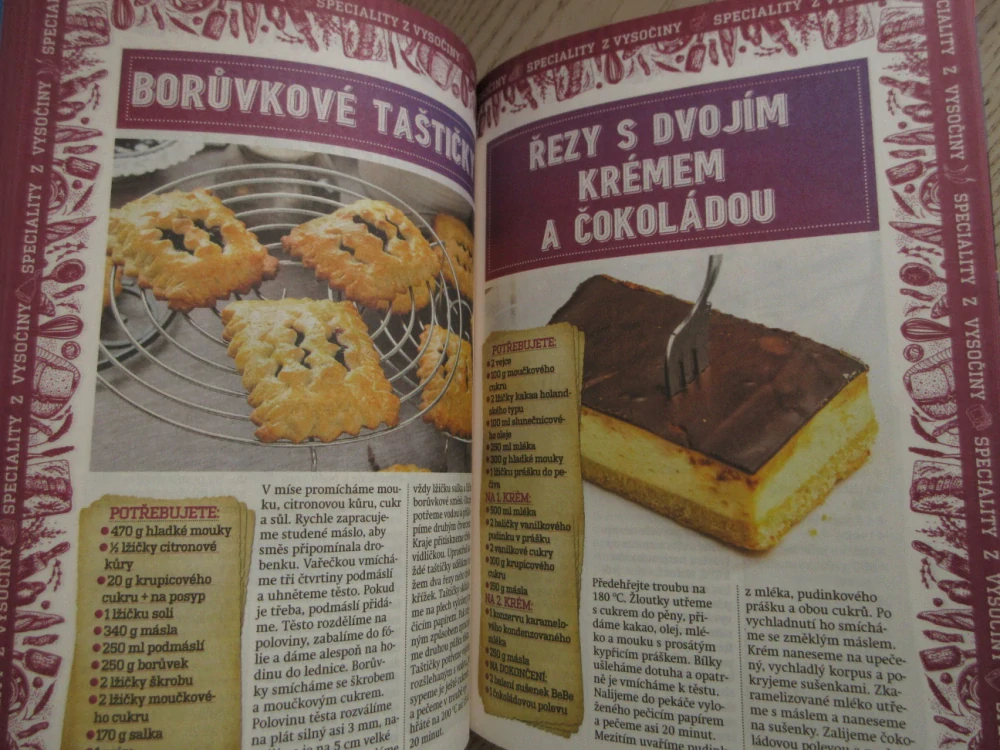 SPECIALITY Z VYSOŠINY, 124 TRADIČNÍCH POKRMŮ, **an