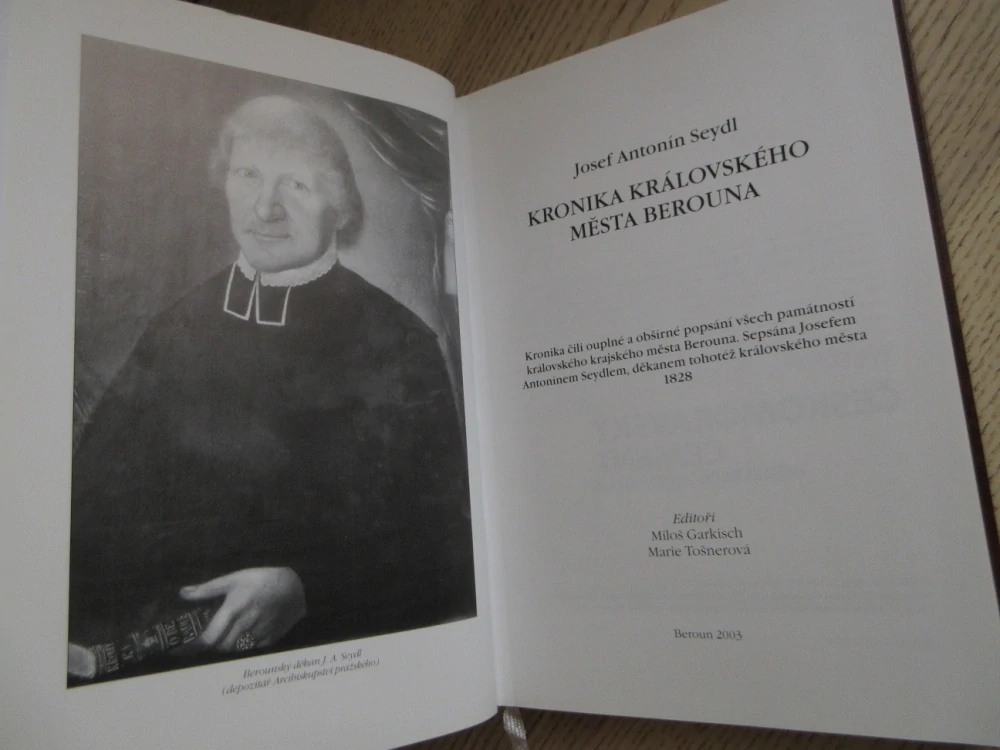 KRONIKA KRÁLOVSKÉHO MĚSTA BEROUNA, JOSEF ANTONÍN SEYDL, **an