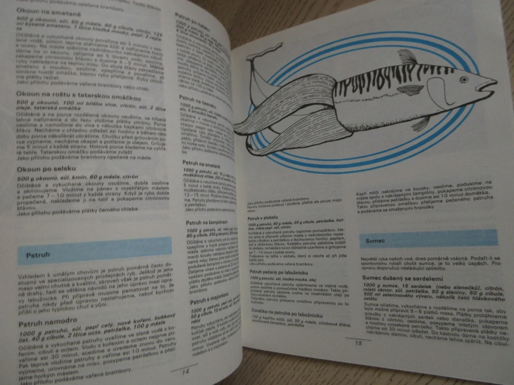 SEŠITY DOMÁCÍHO HOSPODAŘENÍ, SVAZEK 143, LAHŮDKY Z RYBÍ KUCHYNĚ, LUBOŠ BABIČKA, **an