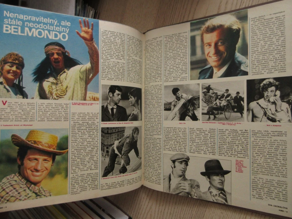 KINO 1978, ROČNÍK XXXIII., ČÍSLO 1-26, JEAN-PAUL BELMONDO, CHARLIE CHAPLIN, VLADIMÍR MENŠÍK, VJAČESLAV TICHONOV, **an