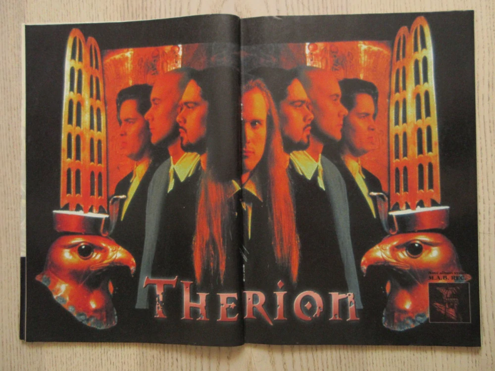ROCKOVÝ MAGAZÍN SPARK, Č. 3/2000, PLAKÁT THERION, JOE SATRIANI, **an