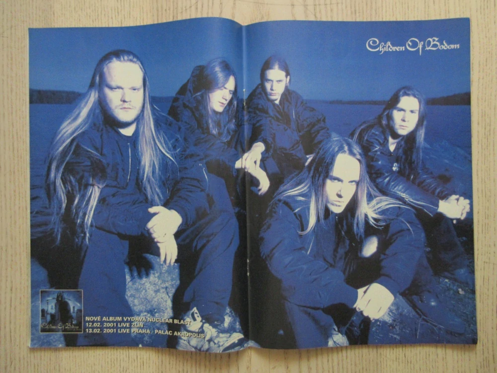 ROCKOVÝ MAGAZÍN SPARK, Č. 2/2001, PLAKÁT CHILDREN OF BODOM, **an