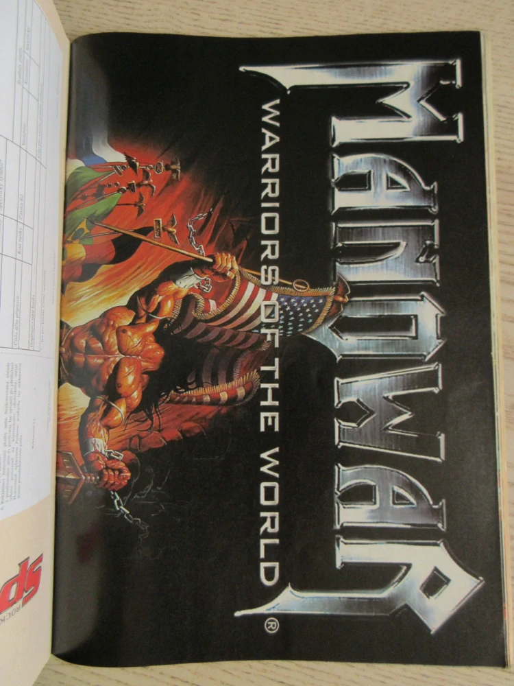 ROCKOVÝ MAGAZÍN SPARK, Č. 7/2002, PLAKÁT MANOWAR, **an