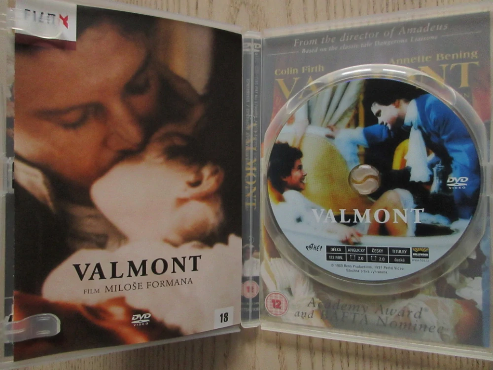 VALMONT, GB OBAL, ČESKÁ VERZE, DVD FILM