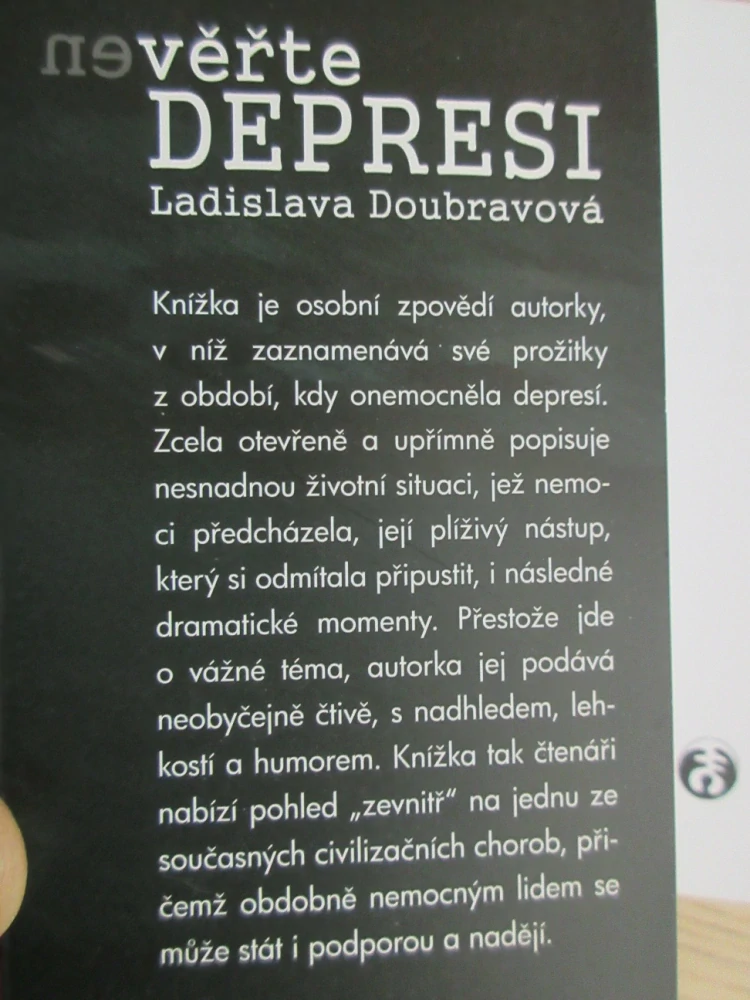(NE)VĚŘTE DEPRESI, LADISLAVA DOUBRAVOVÁ, **an