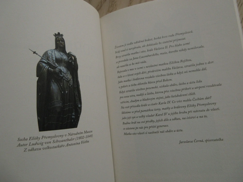 SBORNÍK, POCTA ČESKÉ A POLSKÉ KRÁLOVNĚ, ELIŠCE PŘEMYSLOVNĚ, **an