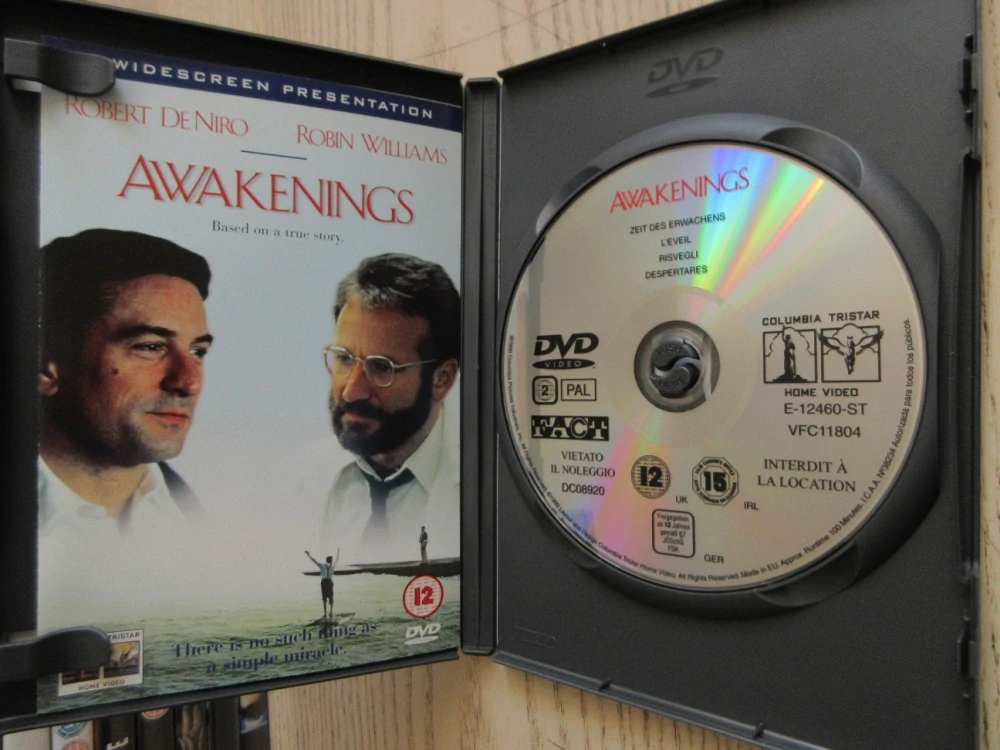 ČAS PROBUZENÍ, R. DE NIRO, R. WILLIAMS, DVD FILM