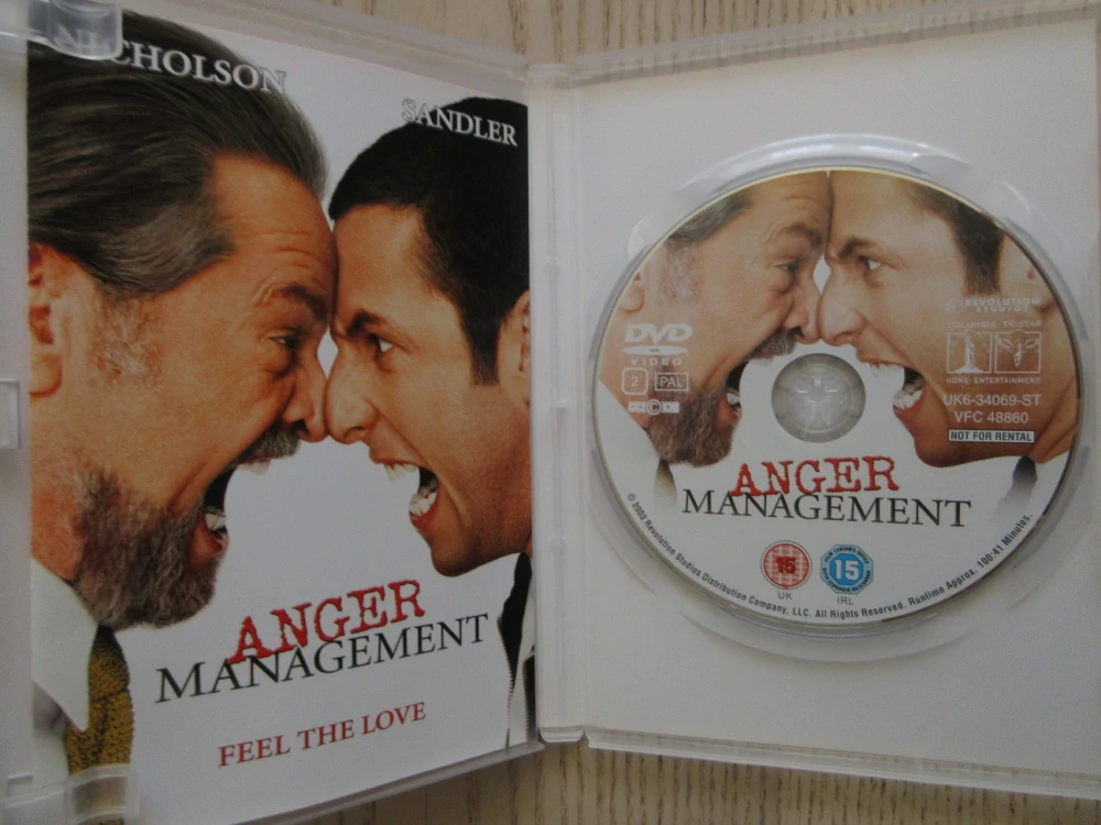 KURS SEBEOVLÁDÁNÍ, A. SANDLER, J. NICHOLSON, DVD FILM