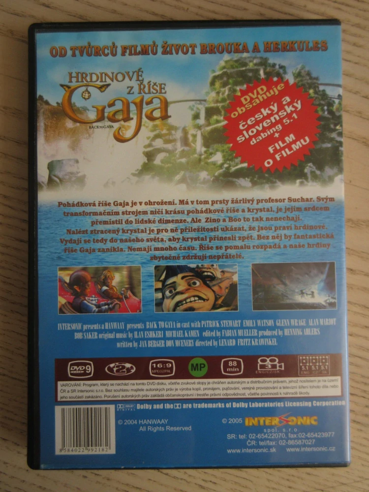 HRDINOVÉ Z ŘÍŠE GAJA, DVD FILM 