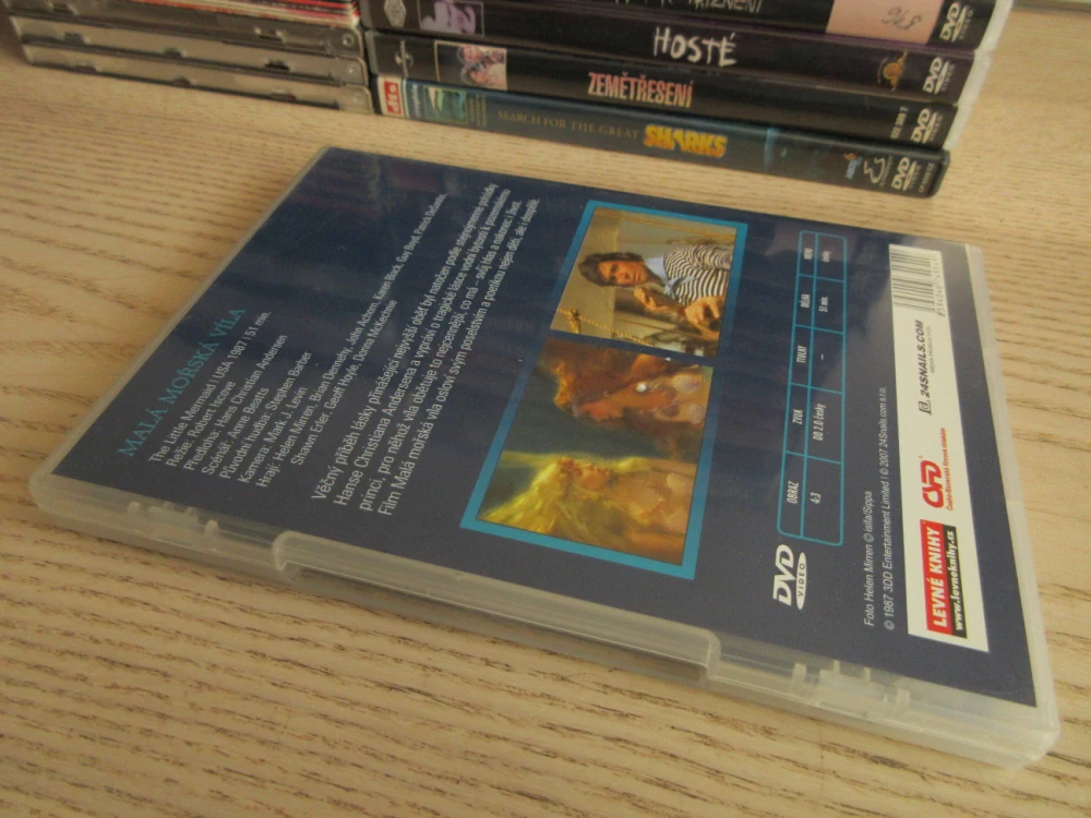 MALÁ MOŘSKÁ VÍLA, H. MIRREN, DVD FILM 