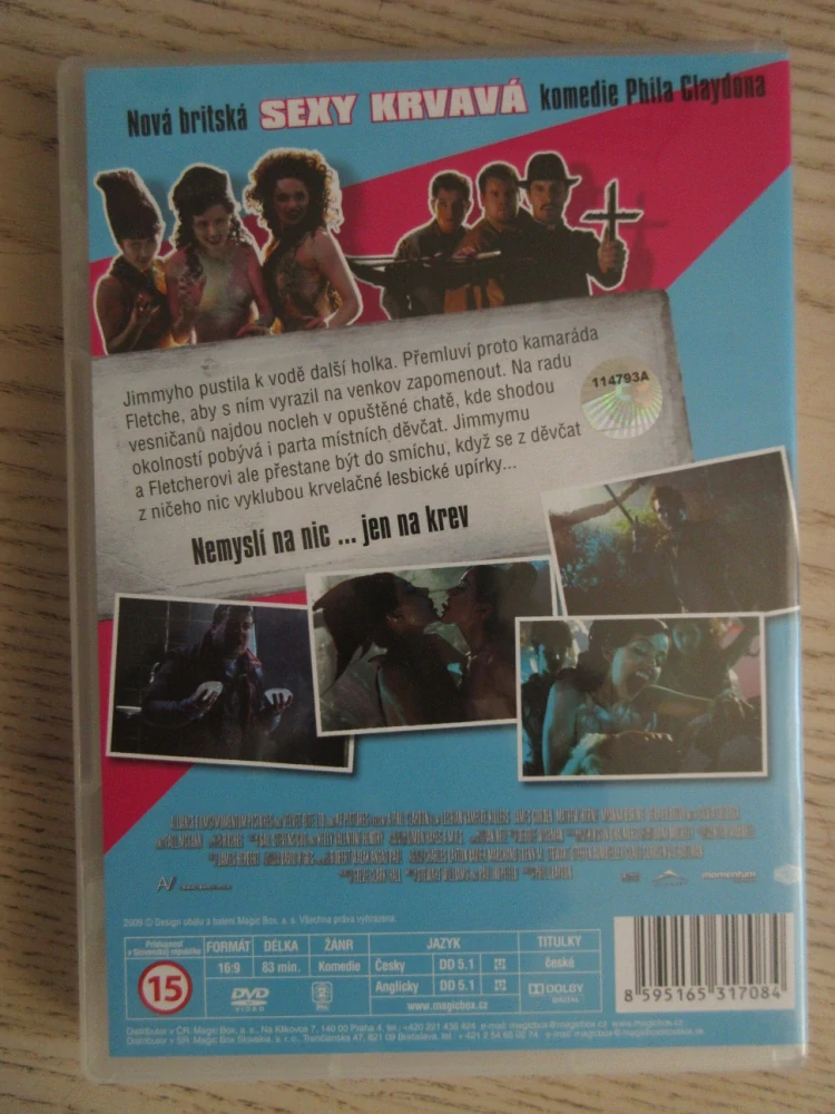 ZABIJÁK LESBICKÝCH UPÍREK, J. CORDEN, M. HORNE, DVD FILM 
