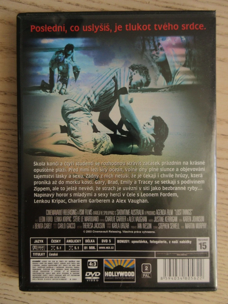 TICHÁ PLÁŽ, L. FORD, L. KRIPAC, DVD FILM