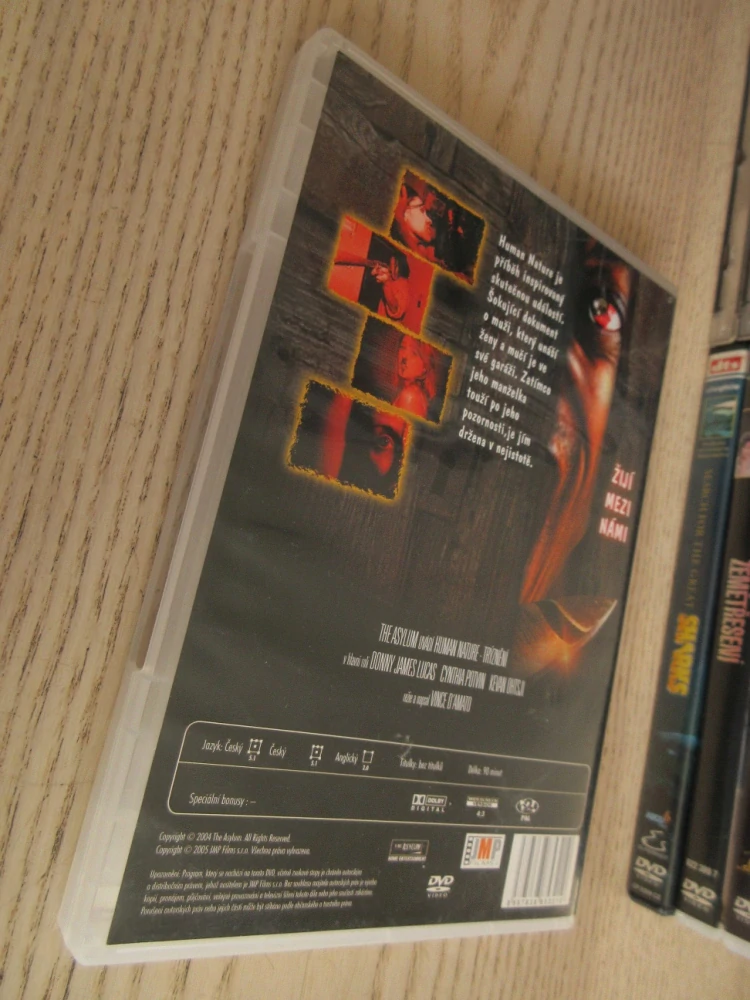 TRÝZNĚNÍ, D. J. LUCAS, C. POTVIN, DVD FILM