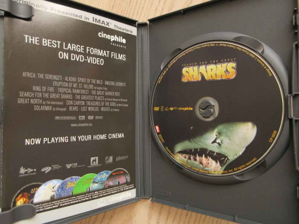 PÁTRÁNÍ PO VELKÉM ŽRALOKOVI, DVD FILM DOKUMENT