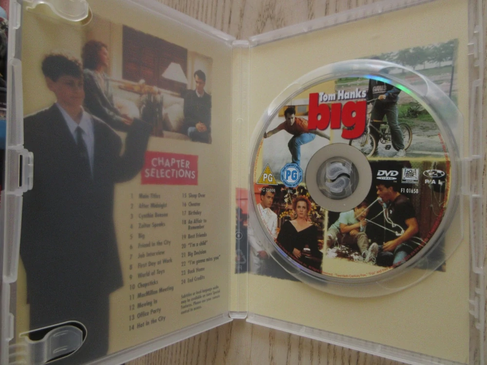 VELKÝ, T. HANKS, J. RUSHTON, DVD FILM