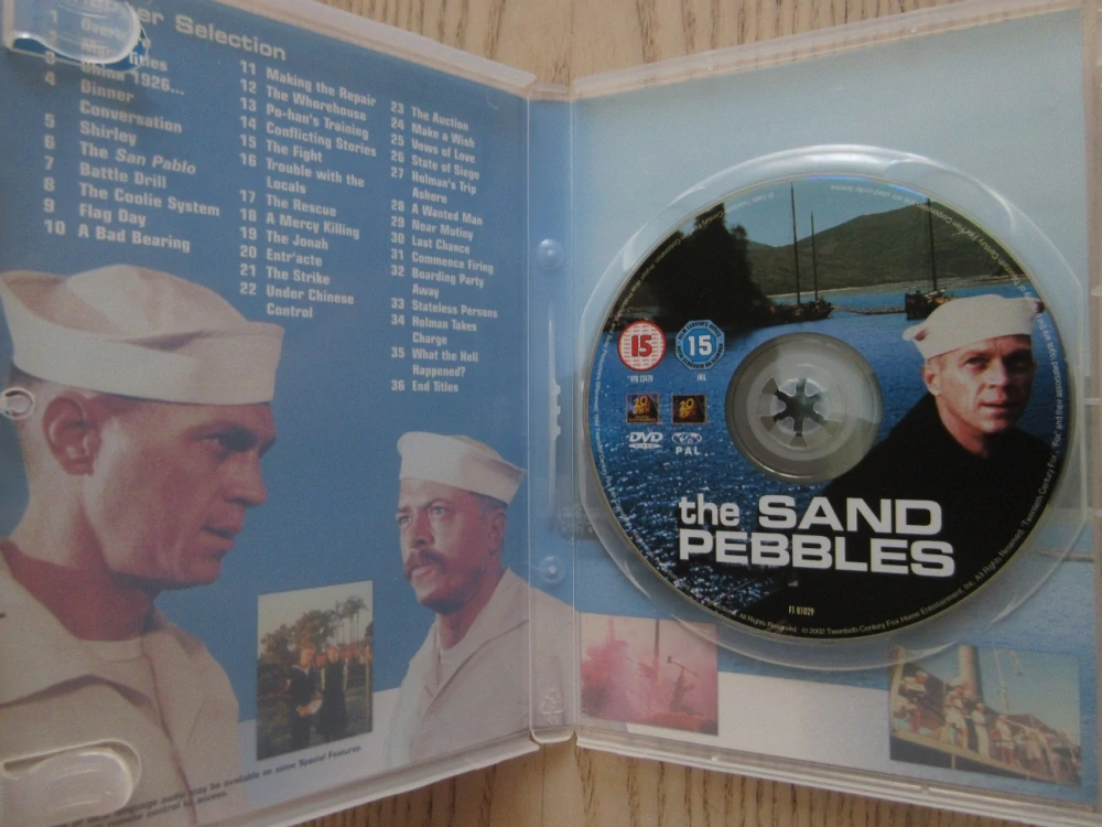 SAND PEBBLES, S. MCQUEEN, DVD FILM