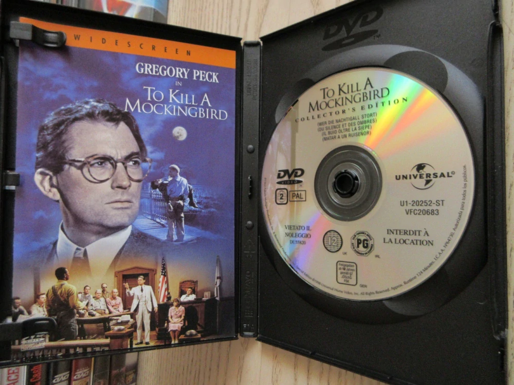 JAKO ZABÍT PTÁČKA, G. PECK, DVD FILM