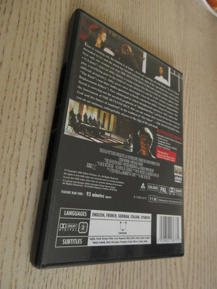 SEDMÉ ZNAMENÍ, D. MOORE, DVD FILM