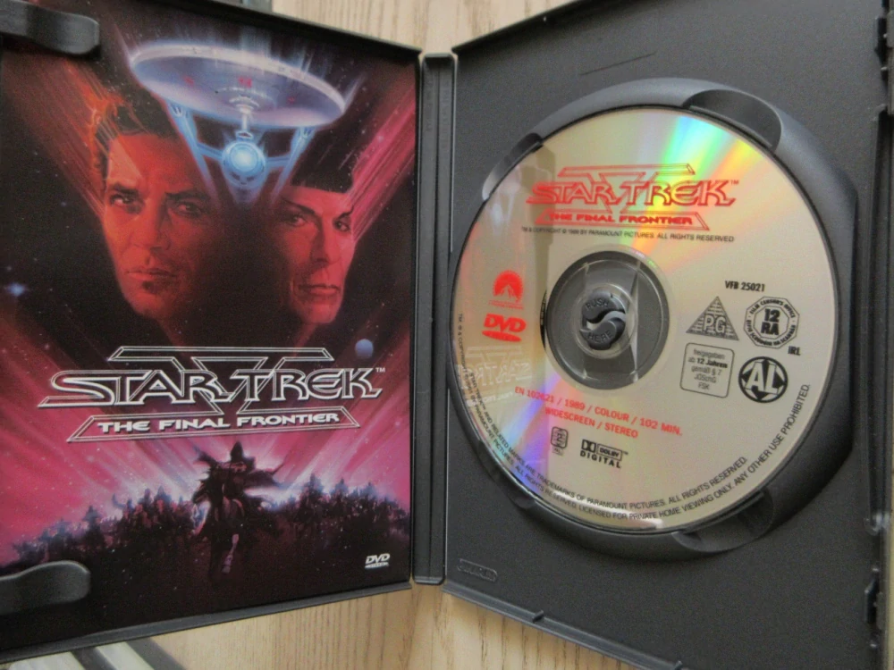STAR TREK V: NEJZAZŠÍ HRANICE, L. NIMOY, DVD FILM