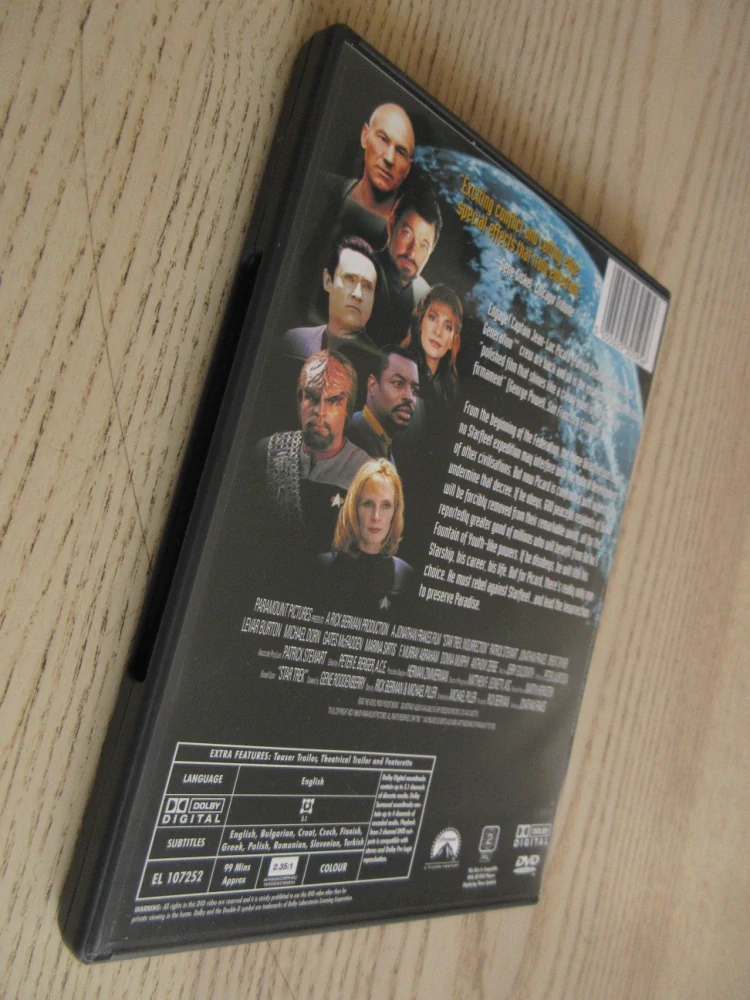 STAR TREK IX: VZPOURA, L. NIMOY, DVD FILM