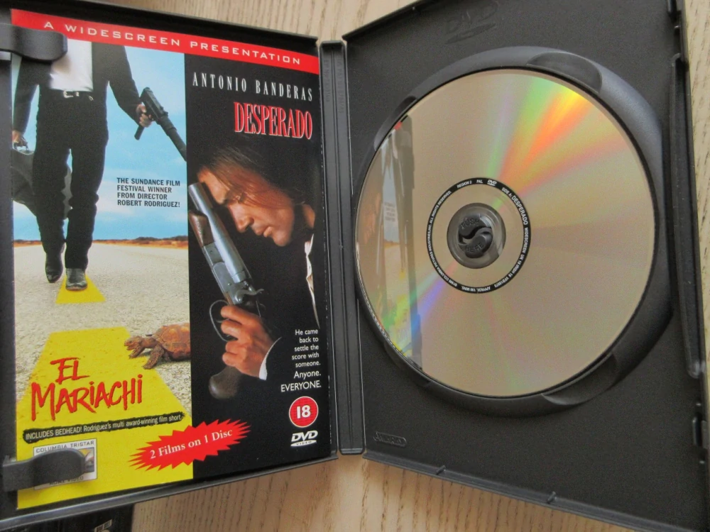 EL MARIACHI, C. GALLARDO, C. GÓMEZ, DESPERADO, A. BANDERAS, S. HAYEK, 2X DVD FILM
