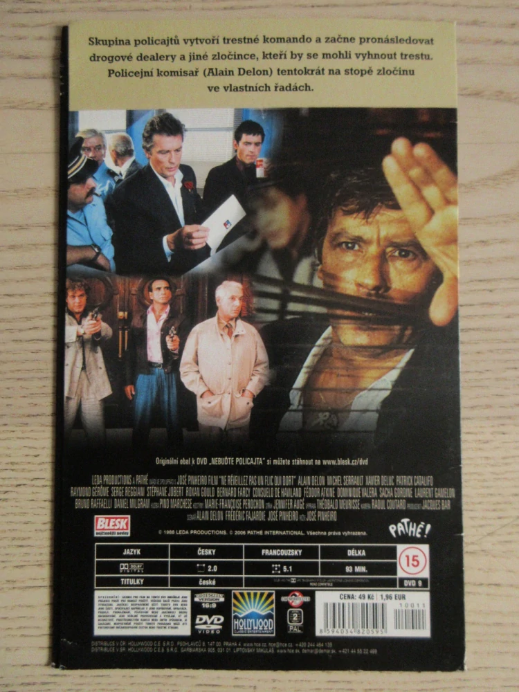 NEBUĎTE POLICAJTA, A. DELON, M. SERRAULT, DVD FILM