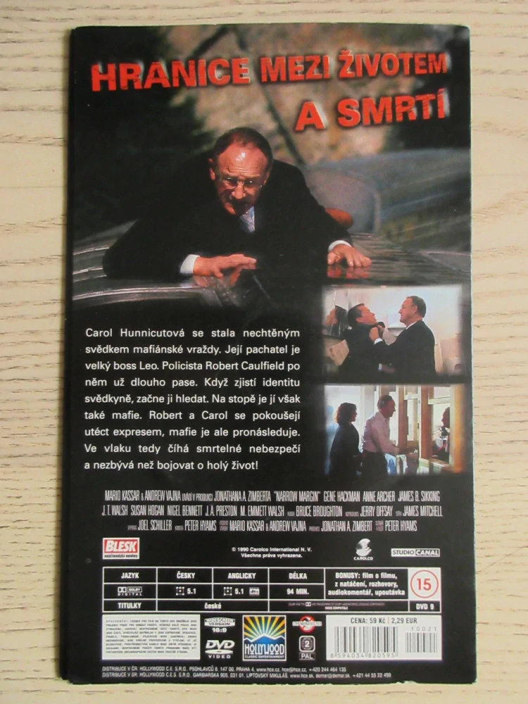 NEBEZPEČNÝ ÚTĚK, G. HACKMAN, A. ARCHER, DVD FILM