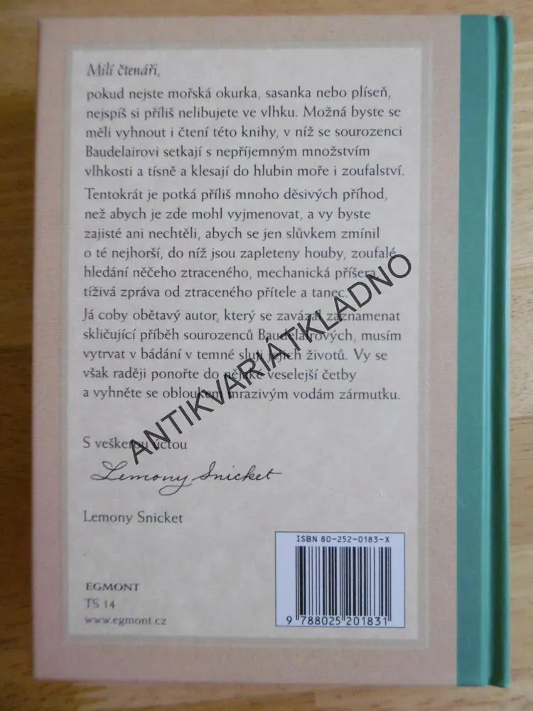 ŘADA NEŠŤASTNÝCH PŘÍHOD, 11., PONURÁ SLUJ, LEMONY SNICKET