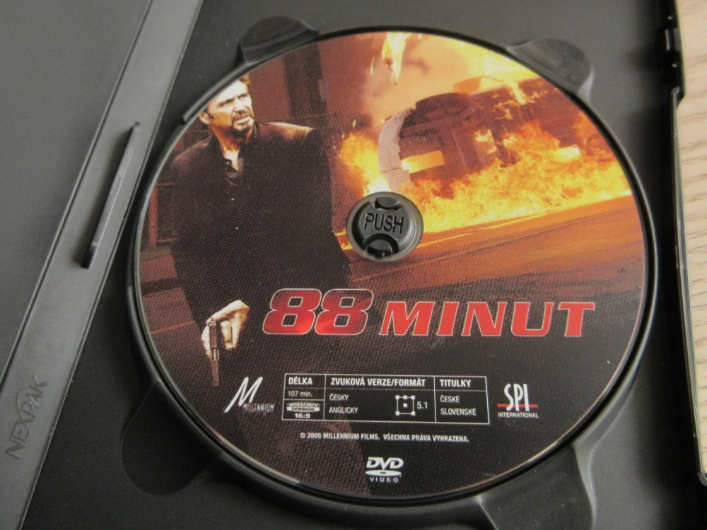 88 MINUT, AL PACINO, GB OBAL, ČESKÉ DVD FILM