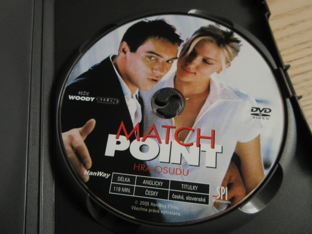 HRA OSUDU, JOHANSSON, GB OBAL, ČESKÉ DVD FILM