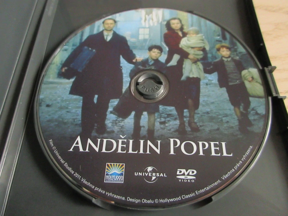 ANDĚLIN POPEL, WATSON, CARLYLE, GB OBAL, ČESKÉ DVD FILM