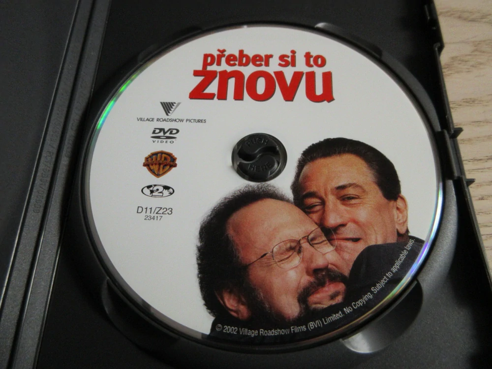 PŘEBER SI TO ZNOVU, DE NIRO, CRYSTAL, GB OBAL, ČESKÉ DVD FILM