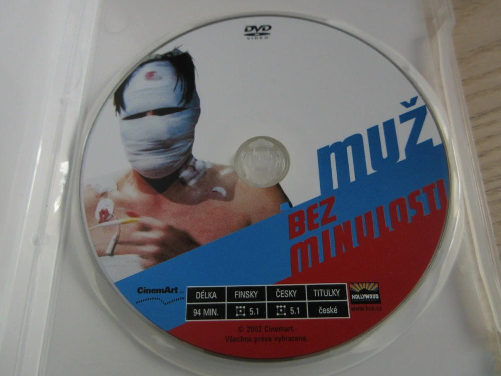 MUŽ BEZ MINULOSTI, GB OBAL, ČESKÉ DVD FILM