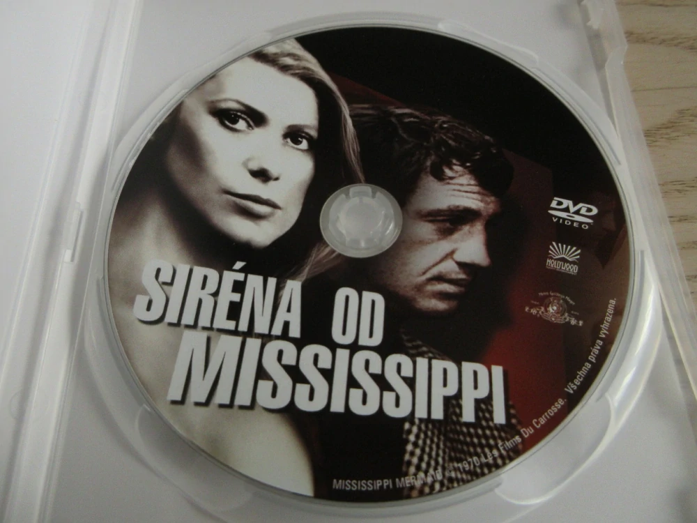 SIRÉNA OD MISSISSIPPI, BELMONDO, DENEUVE, GB OBAL, ČESKÉ DVD FILM