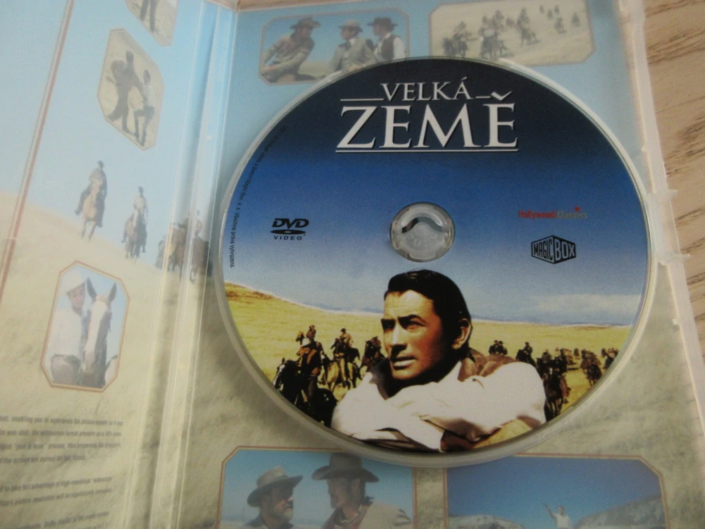 VELKÁ ZEMĚ, PECK, HESTON, GB OBAL, ČESKÉ DVD FILM