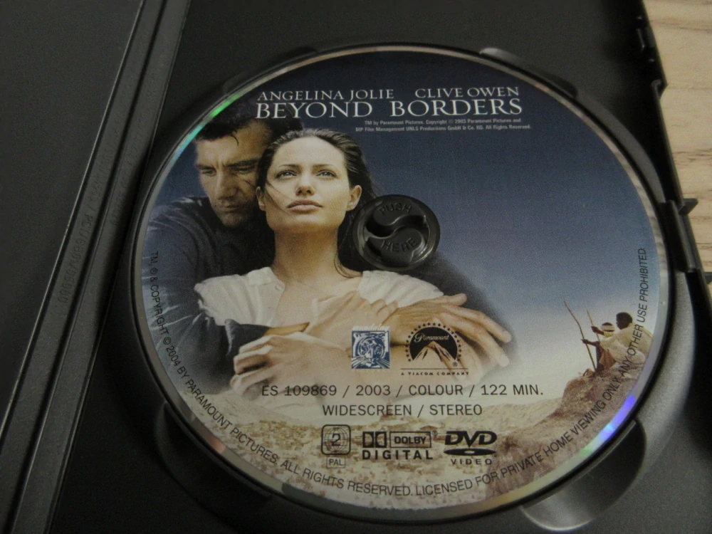 HRANICE ZLOMU, JOLIE, OWEN, GB OBAL, ČESKÉ TITULKY, DVD FILM