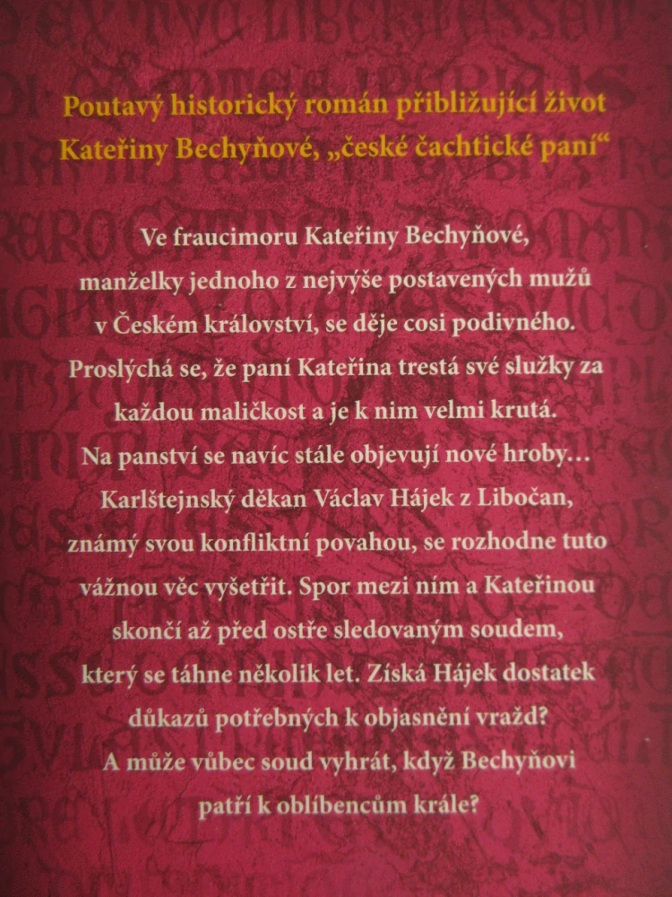 KRONIKA HŘÍŠNÉHO KNĚZE ANEB BESTIE Z KARLŠTEJNA, NAĎA HORÁKOVÁ, **an