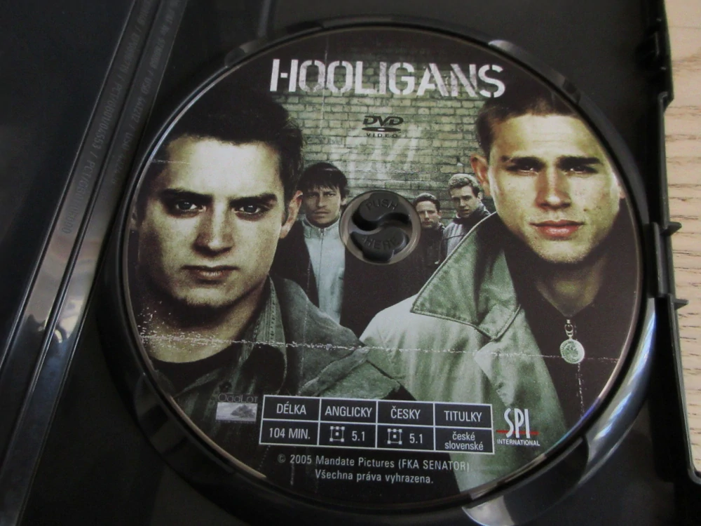 HOOLIGANS, GB OBAL, ČESKÁ VERZE, DVD FILM