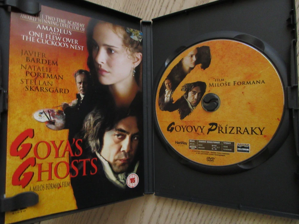 GOYOVY PŘÍZRAKY, GB OBAL, ČESKÁ VERZE, DVD FILM