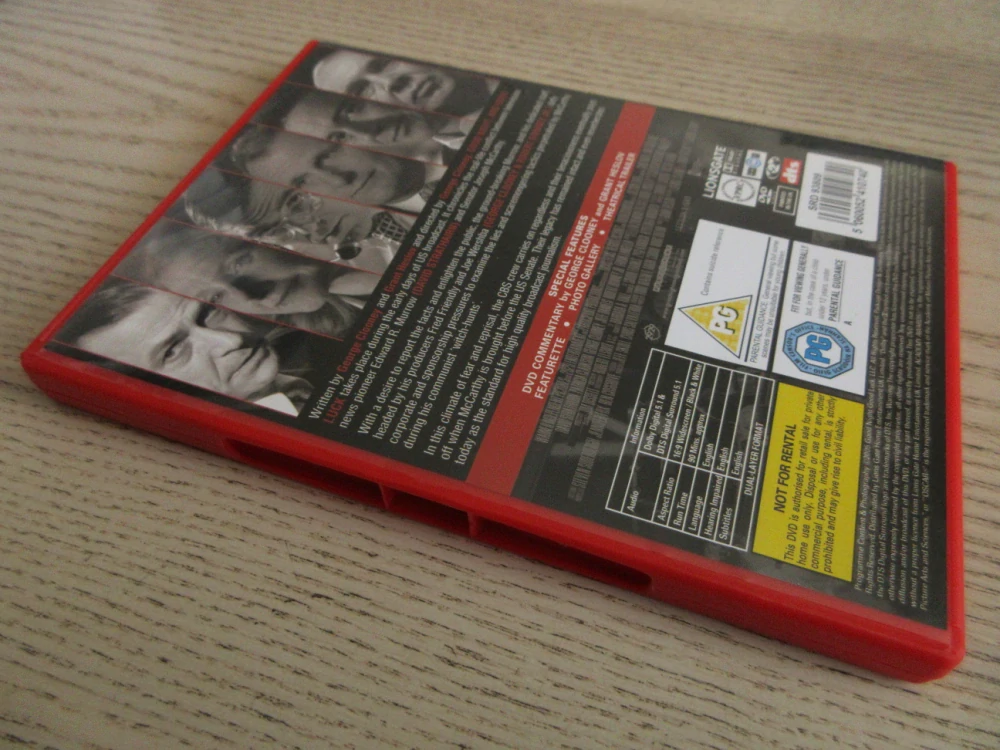 DOBROU NOC A HODNĚ ŠTĚSTÍ, GB OBAL, ČESKÁ VERZE, DVD FILM